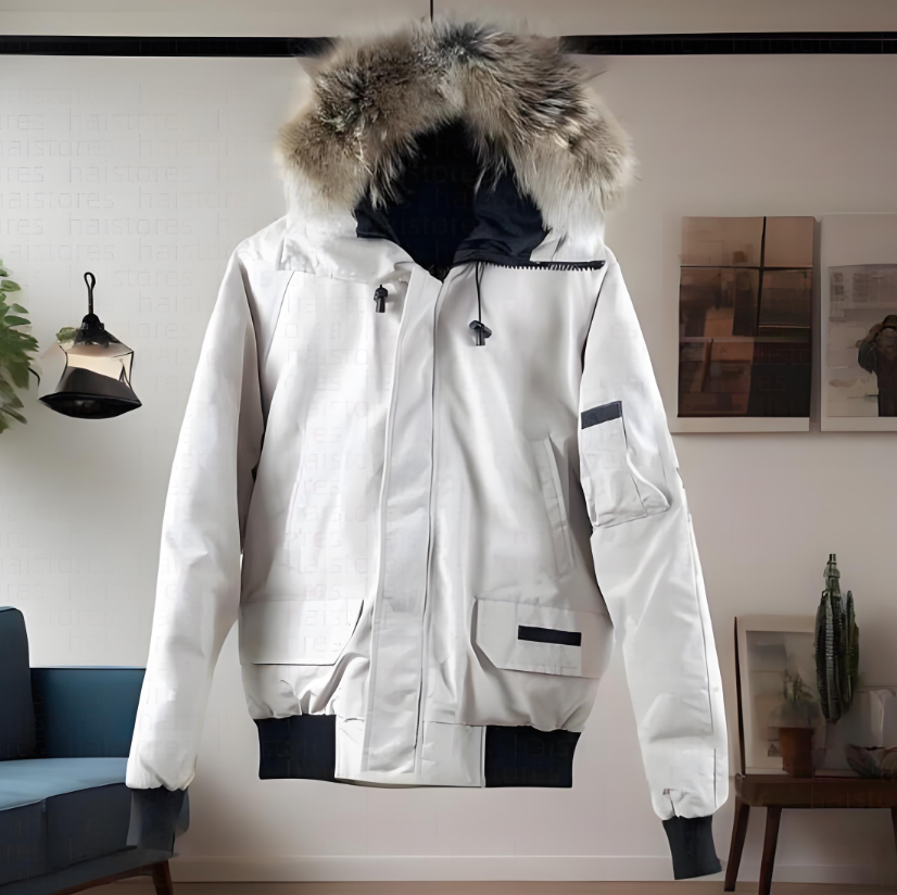 Chilliwacks Mens Puffer Down Coat with Man Detachable Fake Fur Hood Winter Warm Thermal Insulated Parka Trench Coat Style Outerwear for Extreme Cold