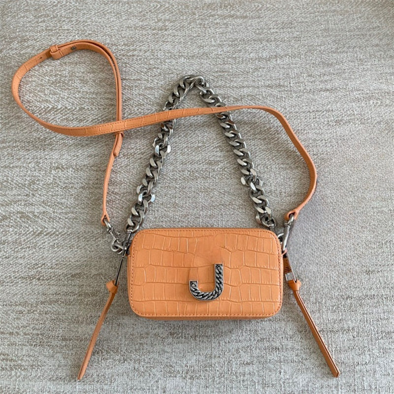 Camera Bags Gradient ColoHandbags Crossbody Shoulder Bags with Colorful Straps 18cm 3 colors BBC65