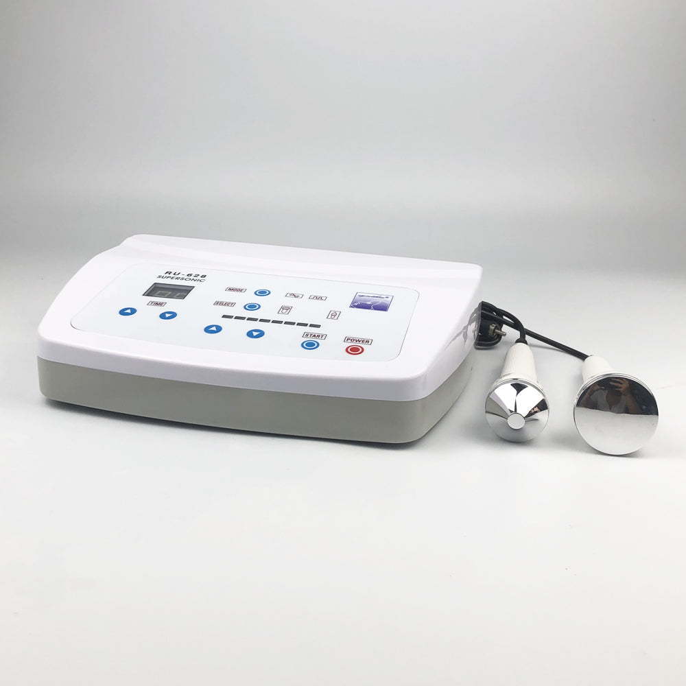 RU-628 Portable Ultrasonic Beauty Machine 1MHz High Frequency Ultra Sound Facial Massage Face Skin Eye Sonophoresis Treatment Pe