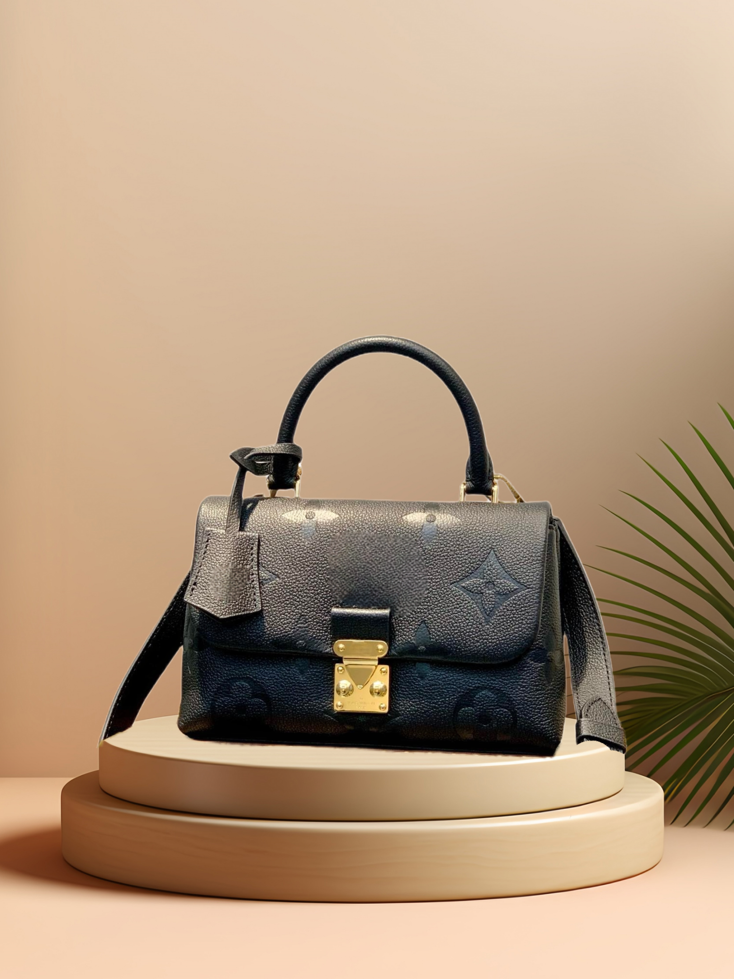 Mirror Master Quality High End Embossed Handbag Evening Bag Cosmetic Bag Designer Leather Women Luxury Brand With Gift Box