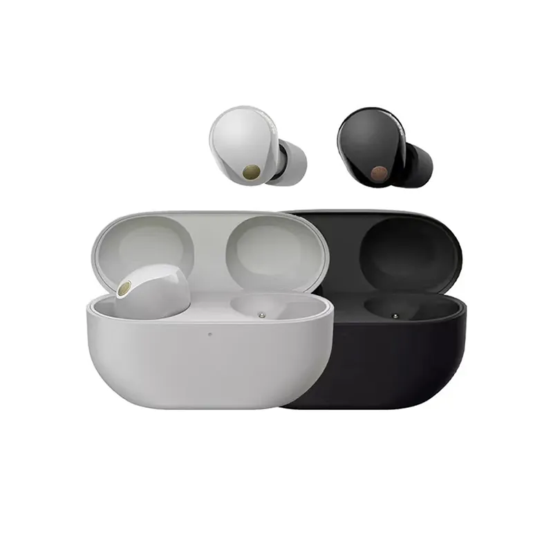 Sleek Bean5 WF-1000 XM5 In-Ear Bluetooth Headphones for Clear Calls - Noise Cancellation Spacious Audio Experience