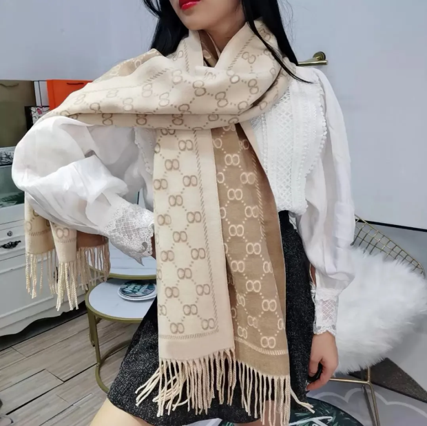 Cashmere scarf designers winter echarpe designer scarf womens full letter printed long schal soft sjaal warm wraps tassels mens luxury scarfs pink k