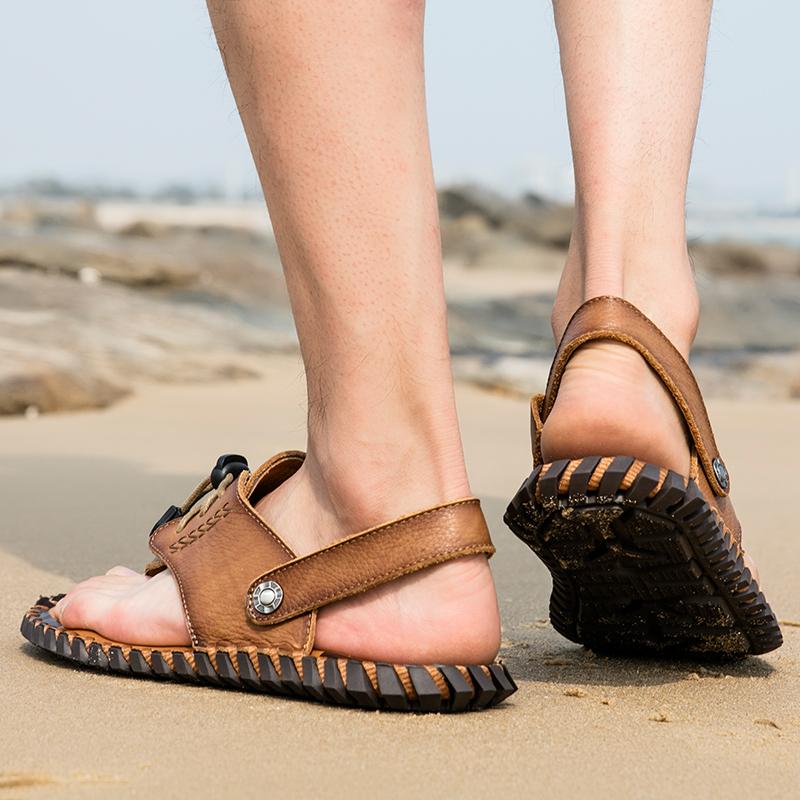 Slippers Mansneakers Blade Sandale Para Soft Sandalen Chancla Work Hombre Sandals Teenslippers Homme Sandali Shoes Sandalias Leather