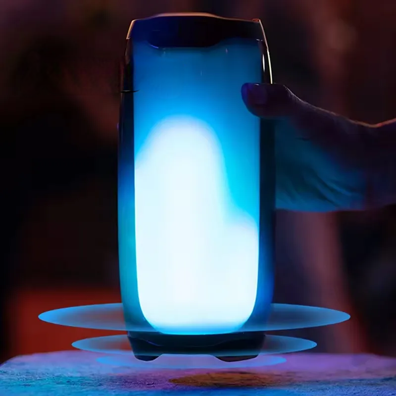 speaker P5 P6 f6 f7 Bluetooth Speaker Portable Speaker Full Screen Ultra Bluetooth Waterproof Bass Speaker Heavy bass Color led lights