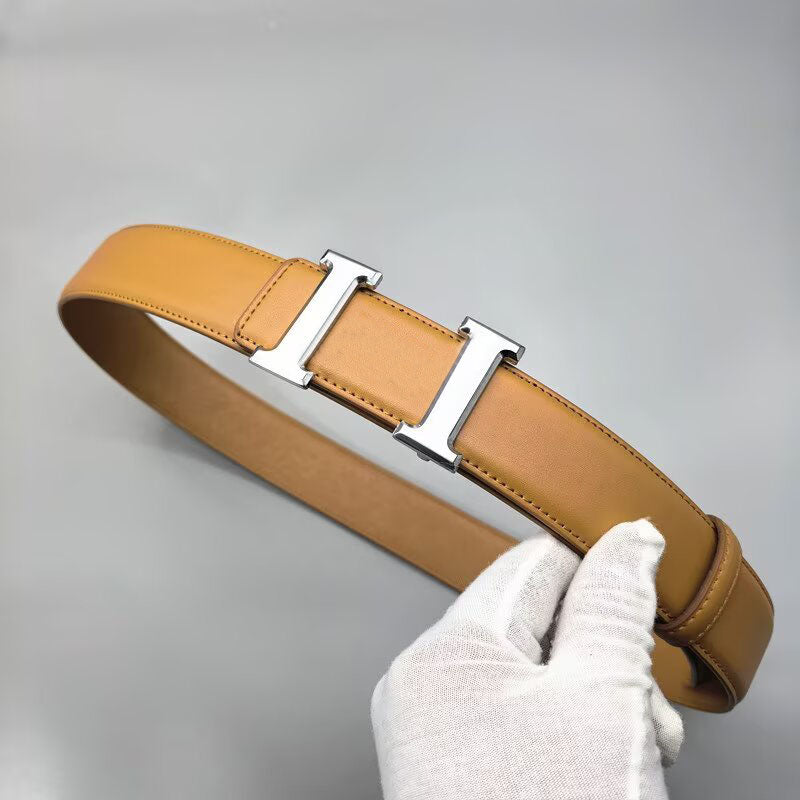 Classic High Quality Leather Belt Business 4.0cm Width Men Belt Designer Belt Men Casual Jeans Smooth Buckle Belt Designer Accessories