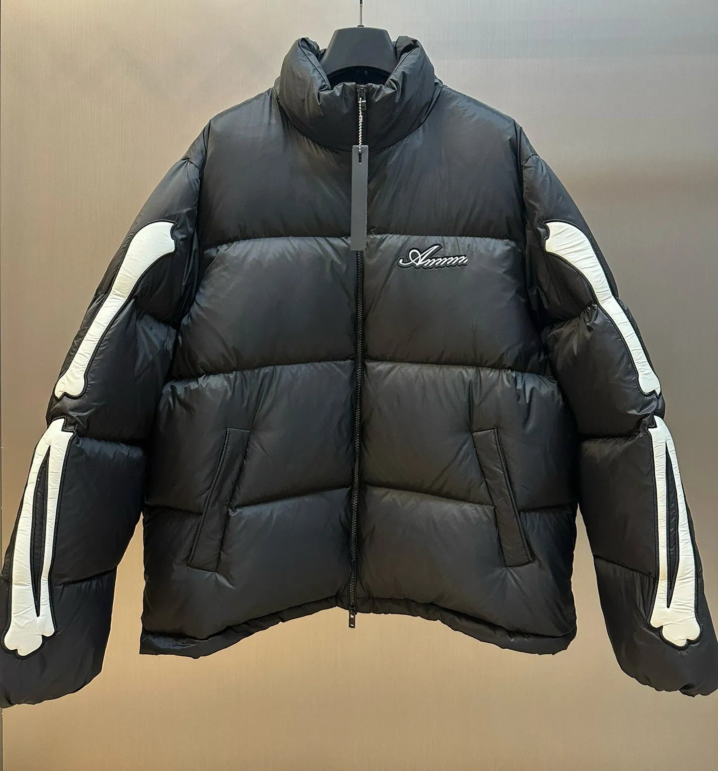 New AOP jacquard letter knitted sweater in autumn - winter acquard knitting machine e Custom jnlarged detail crew neck cotton cf1