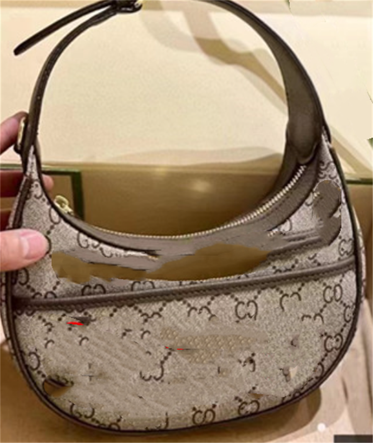 2025 designer bag Womens designer bag for woman purse croissant half moon triangle metal luxury shoulder bag leatherbag traveling clutch handbag fre