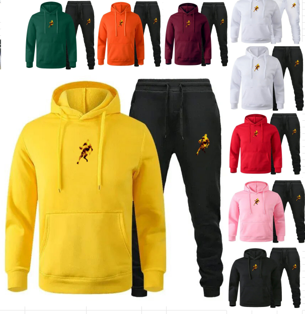 Men&#039;s Tracksuits Fashionable Casual Sportswear Outdoor Fitness Jogging Set Autumn And Winter Pullover Hoodie Sweatpants Two-piece