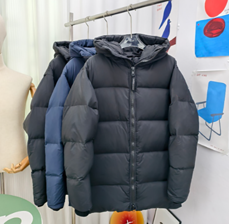 High quality brand mens gooses puffer jacket parkas Crofton Hoody Channel Fill Thin Embroidered badge down jacket CA-2801