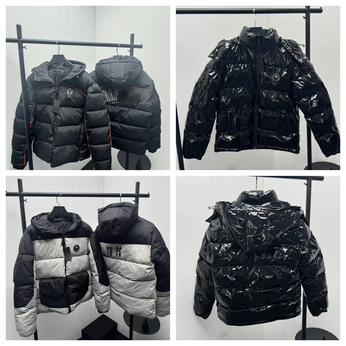 Designer Y2K Men Down Jacket Hooded Coats Vintage Parkas Outerwear Zipper Hoodie Casual Oversized Jackets Mens Winter Hip Hop Street Cotton Hoodies