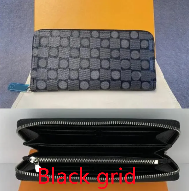 25 25 New Designer Plaid Wallet for and women - holder designer bag folding wallet Men Classic Card Holders Coin Purse designer bag