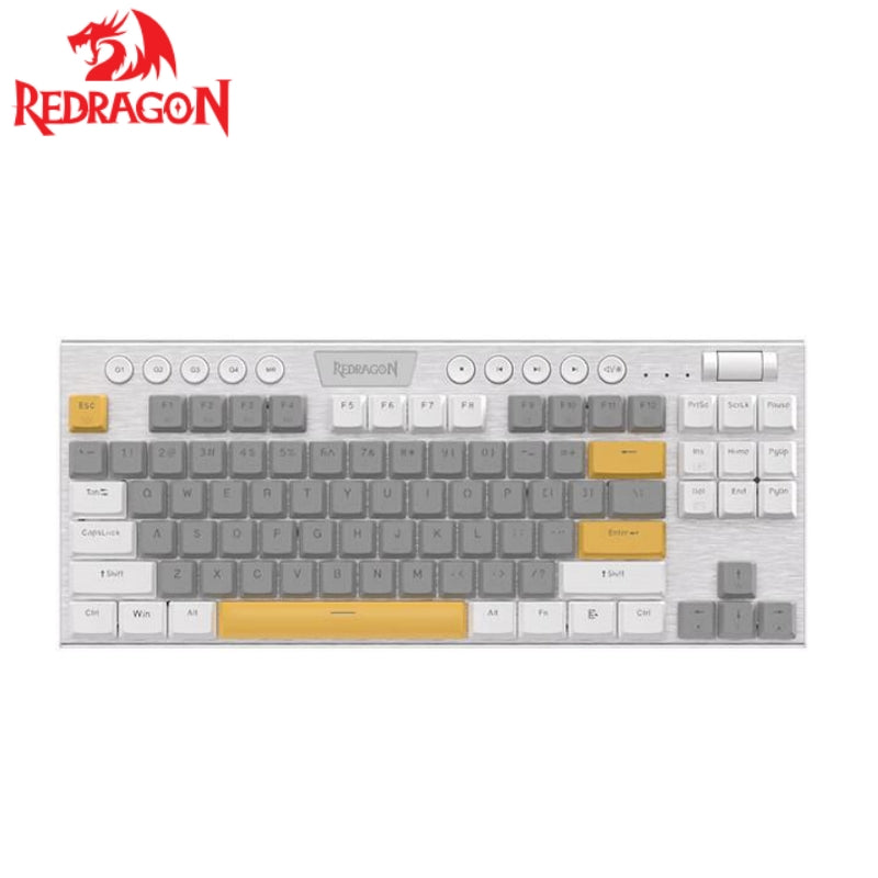 n Ultra Thin Wired Mechanical Keyboard Slim Compact 87 Keys RGB Gaming Keyboard w-Low Profile Linear Red Switches