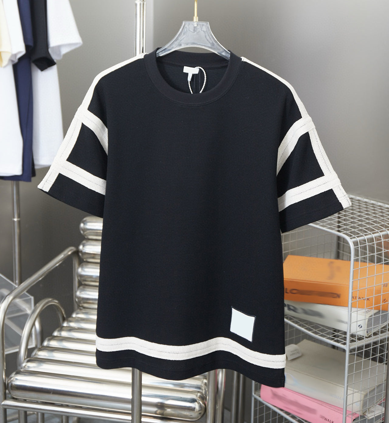 Men&#039;s Plus Tees & Polos letter knitted sweater in autumn - winter knitting machine e Custom detail crew neck cotton 33teh