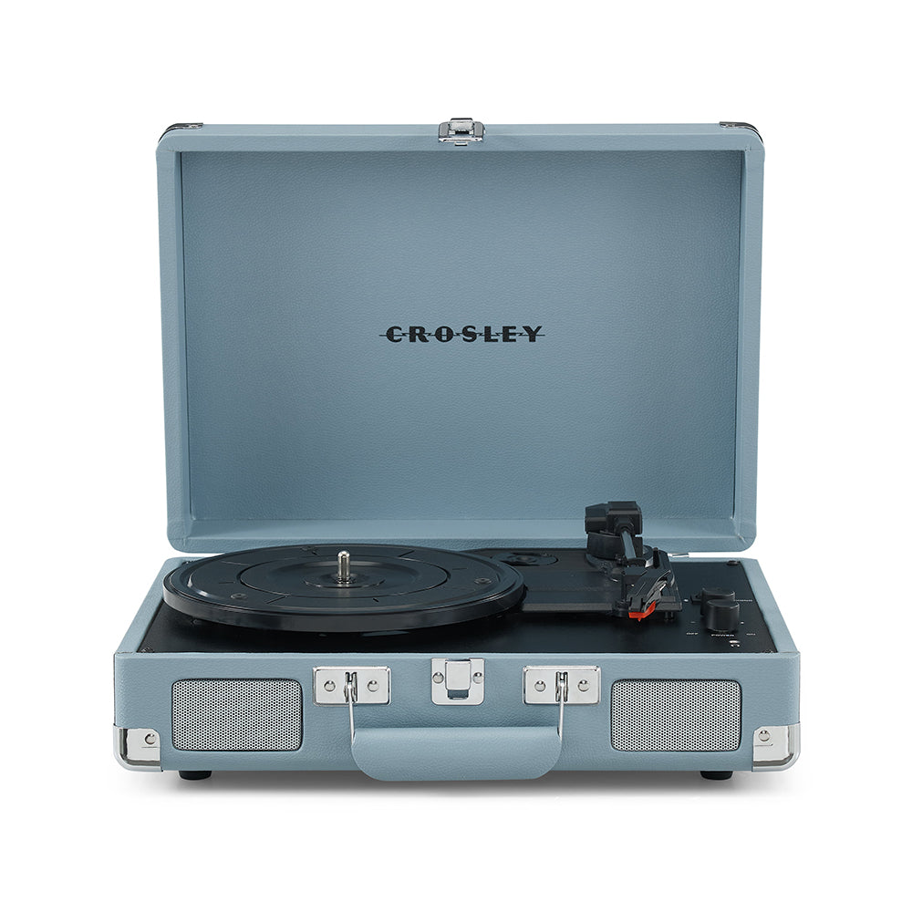 Crosley Cruiser Plus Vinyl Record Player with Speakers with wireless Bluetooth Audio Turntables tv wall