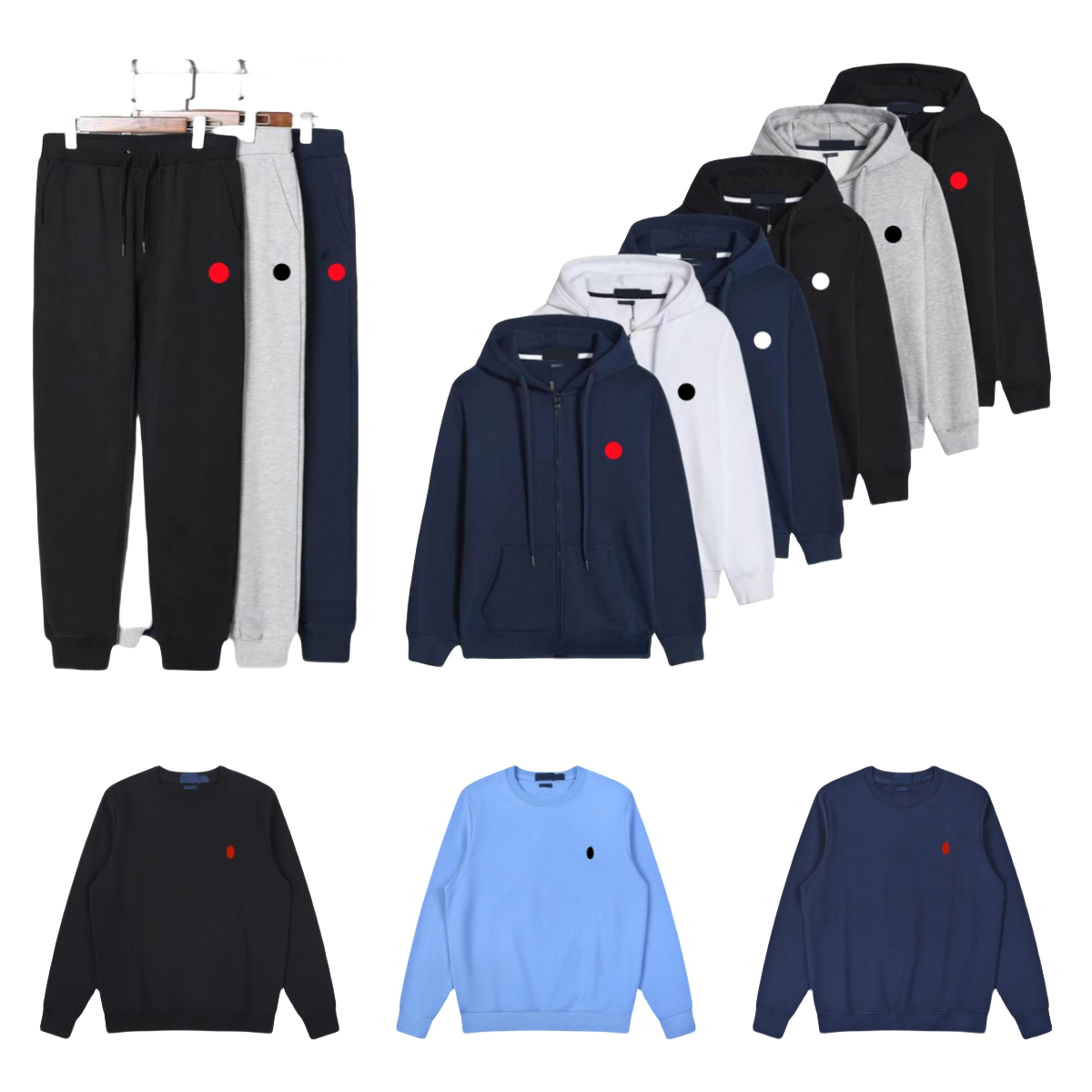 Hoodie Mens Polos Designer Hoodies Men Clothing Polo Tracksuit Pullover Cotton Horse Long Sleeve Casual Zip Up Sweatshirt Sweatsuit Set Oversizes C4