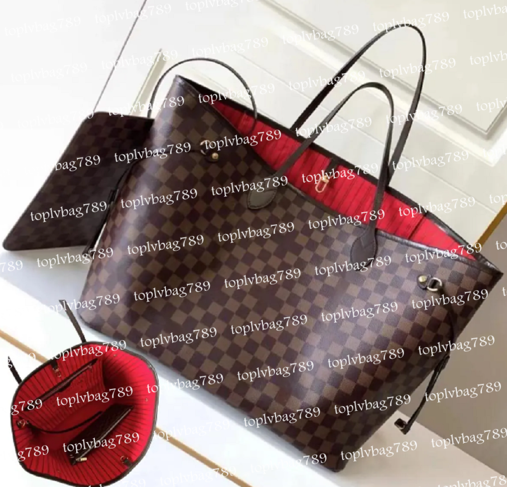 15A Top quality New black neverfulls Womens crossbody shoulder bag Original designer handbag mirror quality leather chain bags expensive tote shoppi