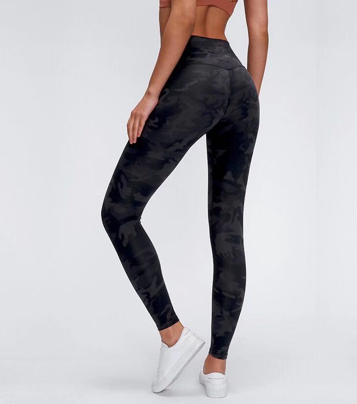 GymL19073 Align yoga leggings women yoga spandex material women Gym leggings Elastic Fitness Lady Overall Full Tights Workout