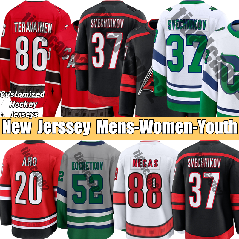 2025 Hockey Jerseys #7 Dmitry Orlov Martinook Shayne Gostisbehere Eric Robinson Andrei Svechnikov Hurricanes Jersey #88 Martin Necas Jersey #20 Seba