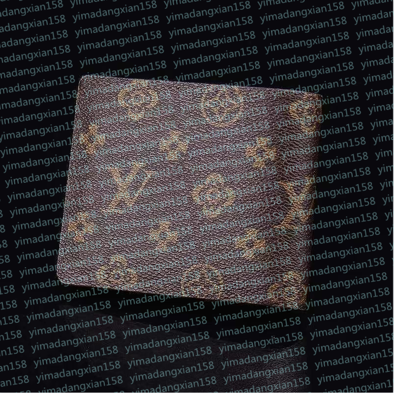 TOP Wallets Holders Designers Paris plaid style High-end Mens Wallet Credit Card Holder Purse Men Wallets billfold Purses With box