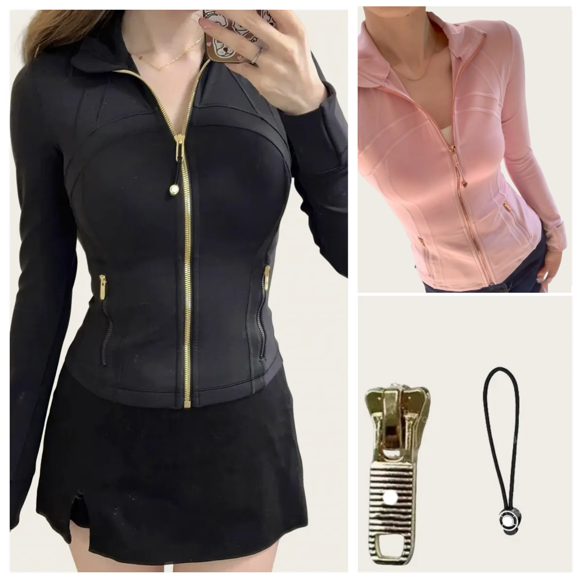 women Jacke Yoga Set Gym set short Yoga Jacket Workout Elastic Waist leggings Fitness quick dry fitness Activewear Sweatshirt Zip up Sportwear