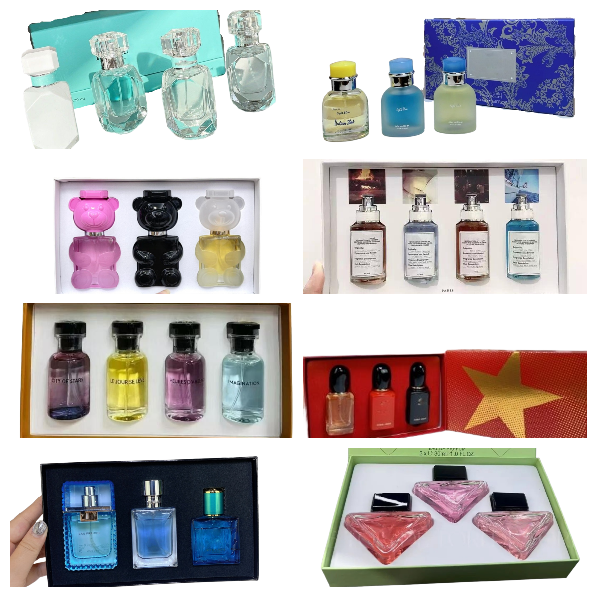 20 kinds of perfume gift box set Cologne men and women luxury brand high quality smell good lasting body spray holiday gift Christmas gift 1