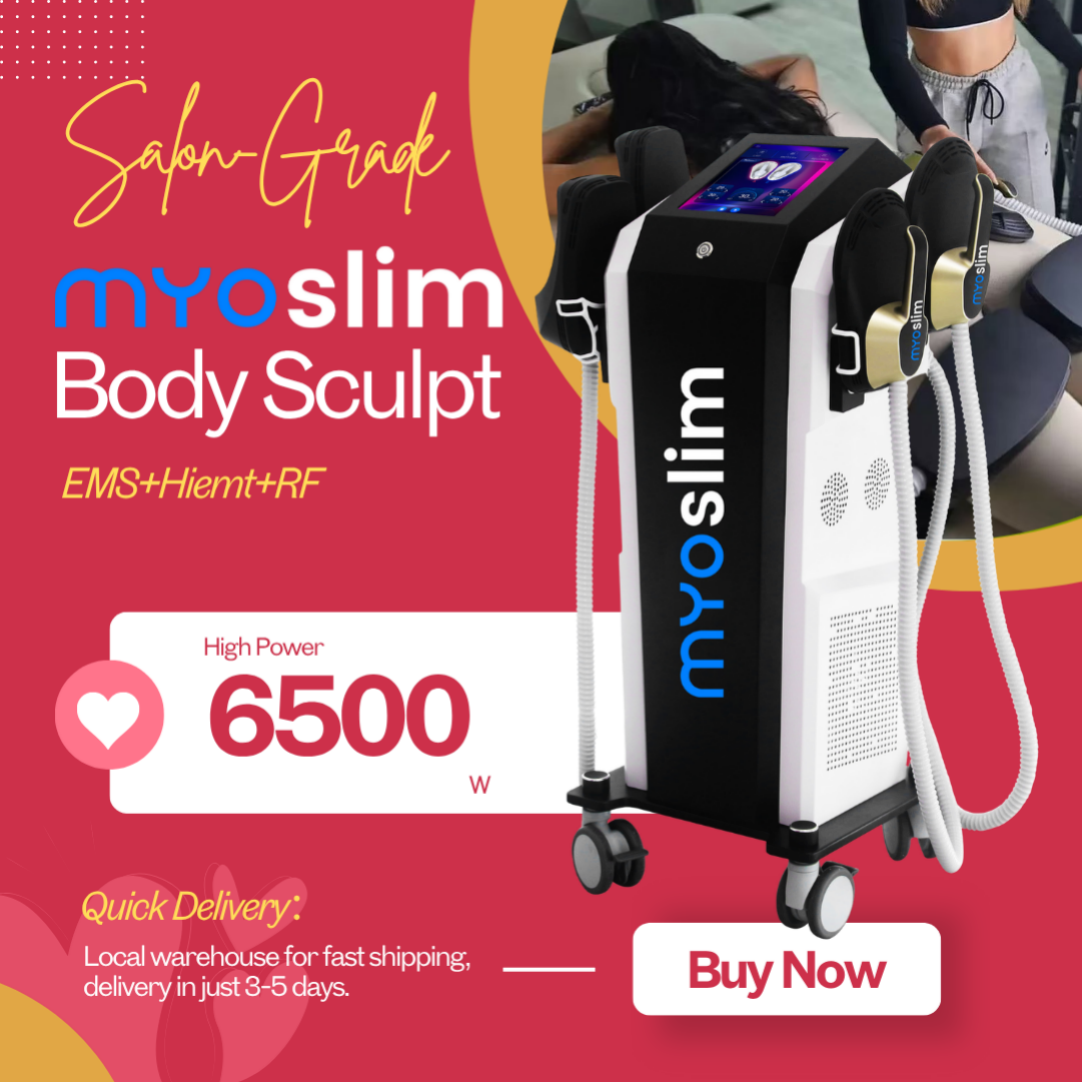 6500W EMS Body Sculpting Device RF-Enabled Electrical Stimulation System for Shaping and Firming
