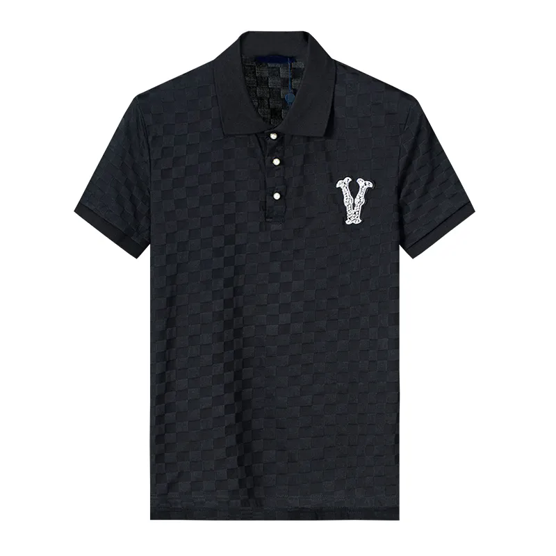 Summer Brand Clothes Luxury Designer Polo Shirts Men&#039;s Casual Polo Fashion Snake Bee Print Embroidery T Shirt High Street Mens Polos