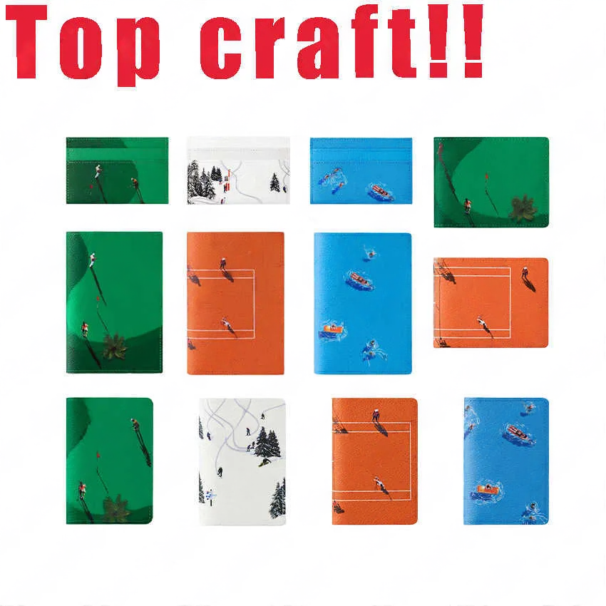 holiday sports series style football model card holder passport bag designer eallet golf swimming wallet ski walle s4