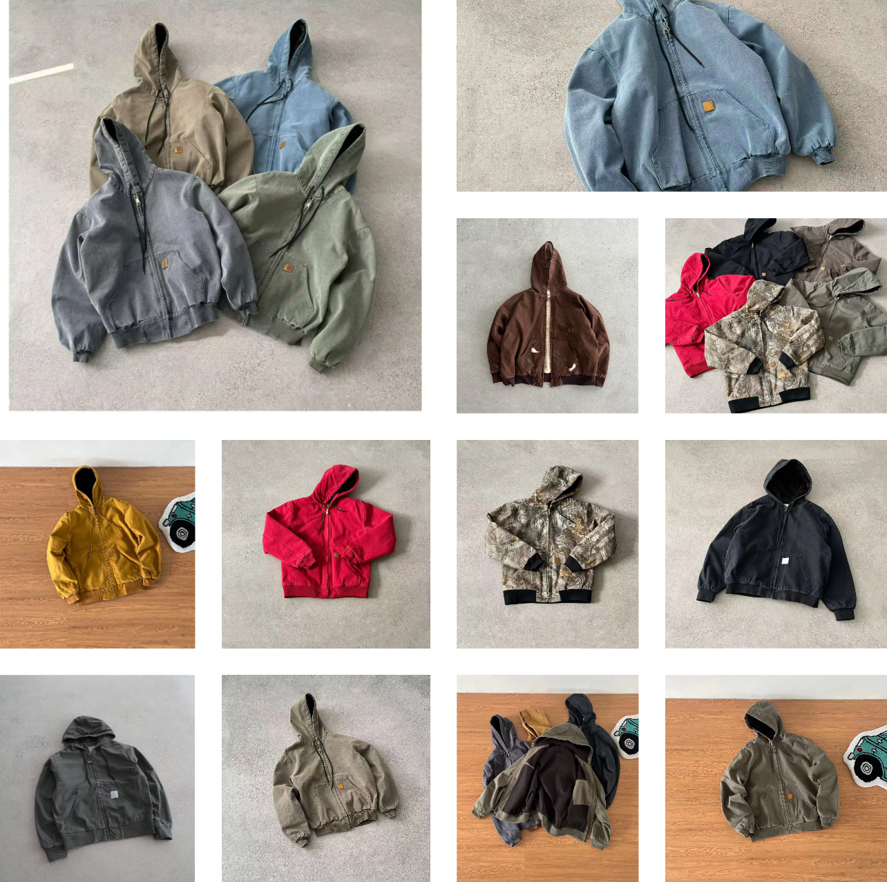 Designer Jackets outerwear, high-quality J130 pure cotton 1:1 sunscreen clothing, skin clothing Hoodies are washed with water to make old canvas