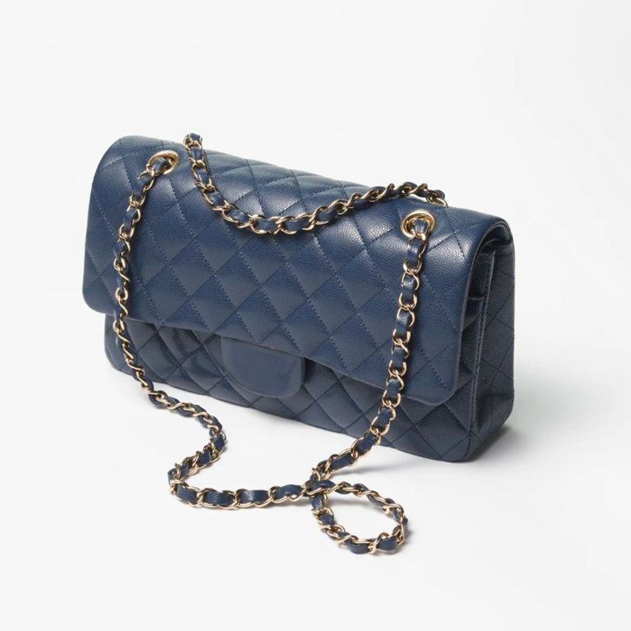 Designer bag Jumbo Double Flap Bag Luxury 25CM Real Leather Caviar Lambskin Classic Purse Quilted Handbag Mirror quality 10A fashion bag shoulder ba