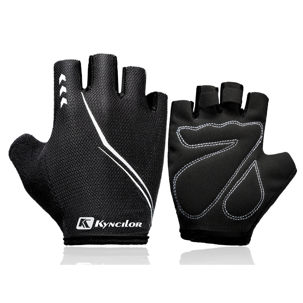 Half Finger Body Building Fitness Gym Gloves Crossfit Weight Lifting Gloves women Men Bike Cycling Gloves Barbell Dumbbell black