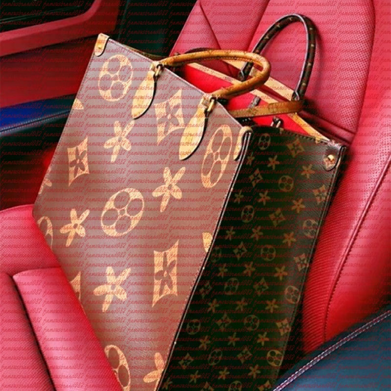 10A Luxurys Designer Bag On the go Embossed Flower Large Capacity GM MM Tote Bag Fashion Women Shoulder Bags Handbag Lady Crossbody Female backpack