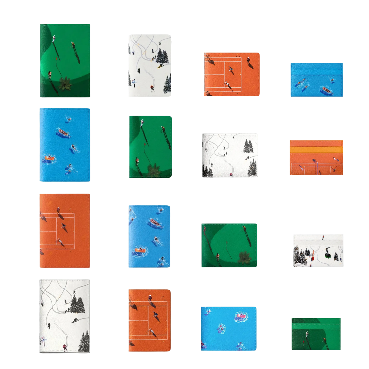 Brand Latest Designer Wallet Men Genuine Leather Card Holder Women Passport Holder Luxury Pocket Wallets High-quality Fold Credit Card Pouch Bag wit