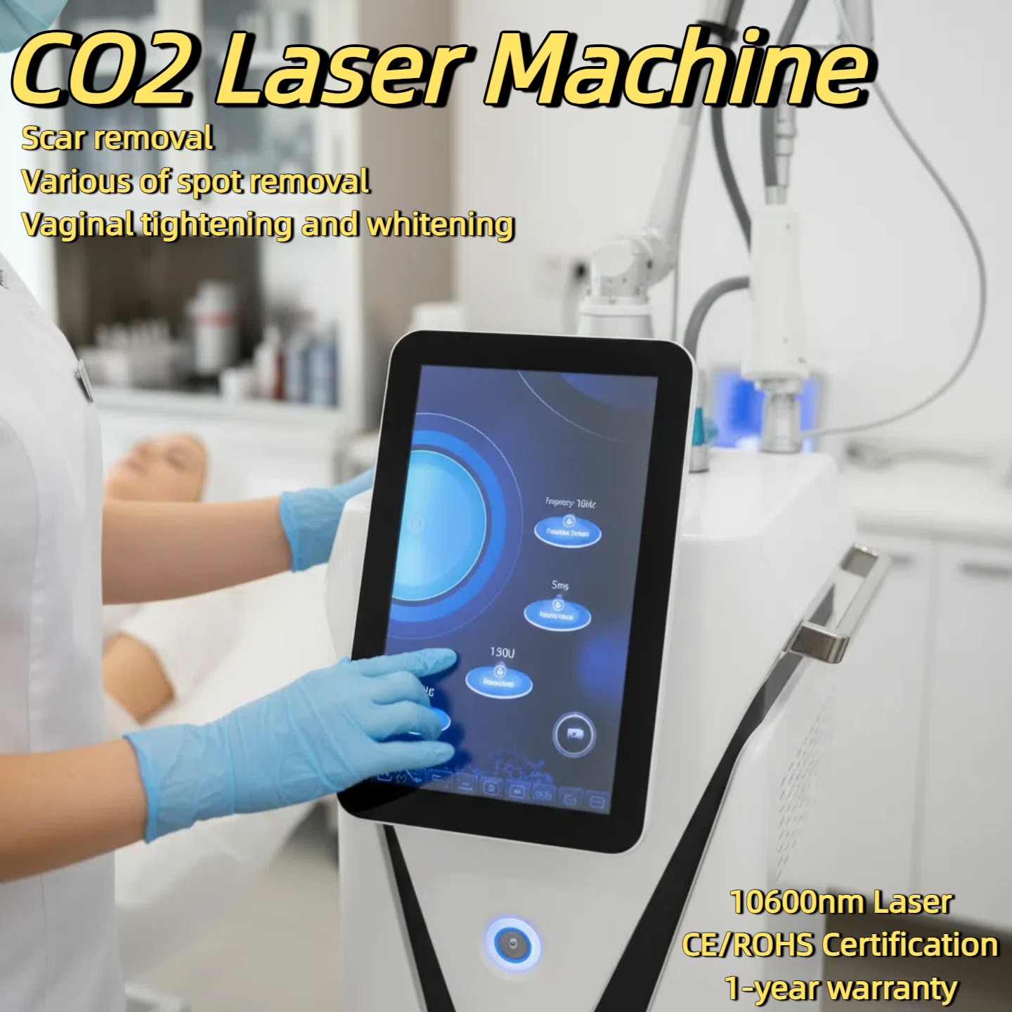 CO2 Fractional Laser Acne Treatment Whitening Wrinkle Removal Vaginal Tighten Skin Care Rejuvenation Painless Scar Remove Skin Tightening Acne Treat