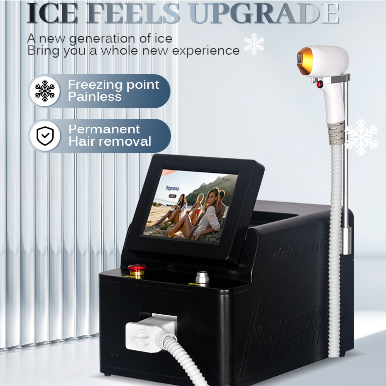 Laser Lair Remova The Latest 808 755 1064NM Diode laser Equipment The Best Hair Removal laser Effect Available In Salon