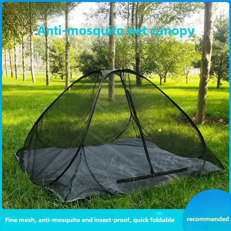 Camping Mosquito Net Tent Portable Folding Mesh Net Tents Camping Single Bed Mosquito Net Tents Automatic Tent Camping Accessory