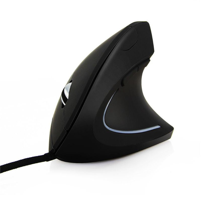 Wired Right Hand Vertical Mouse Ergonomic Gaming Mouse 800 1200 1600 DPI USB Optical Wrist Healthy Mice For PC Computer
