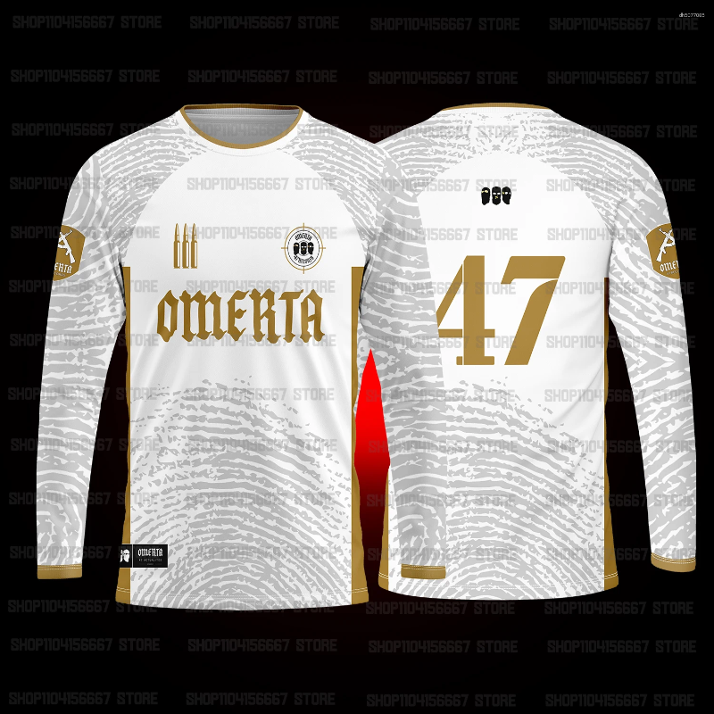 Men&#039;s T Shirts Omerta Boxing Fans Summer 3d Printed Breathable Men Outdoor Sportswear Round Neck Long Sleeve T-Shirt