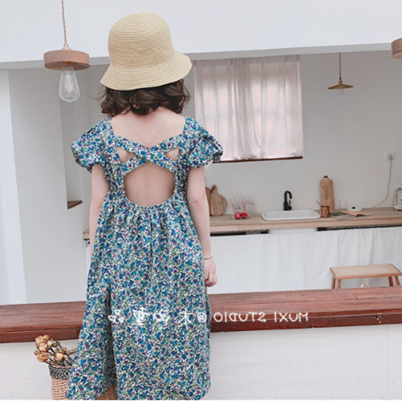 girls summer dress for kids clothes girls backless princess dresses children evening party dress roupa infantil menina
