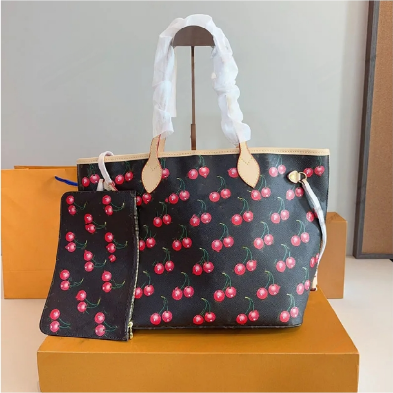 Cherry Flower Leather women Crossbody Bags Messenger Purse Luxurys Designers Bags Handbag Wallets Bag Card Holder pouch Laptop Bag with coins Bag 31