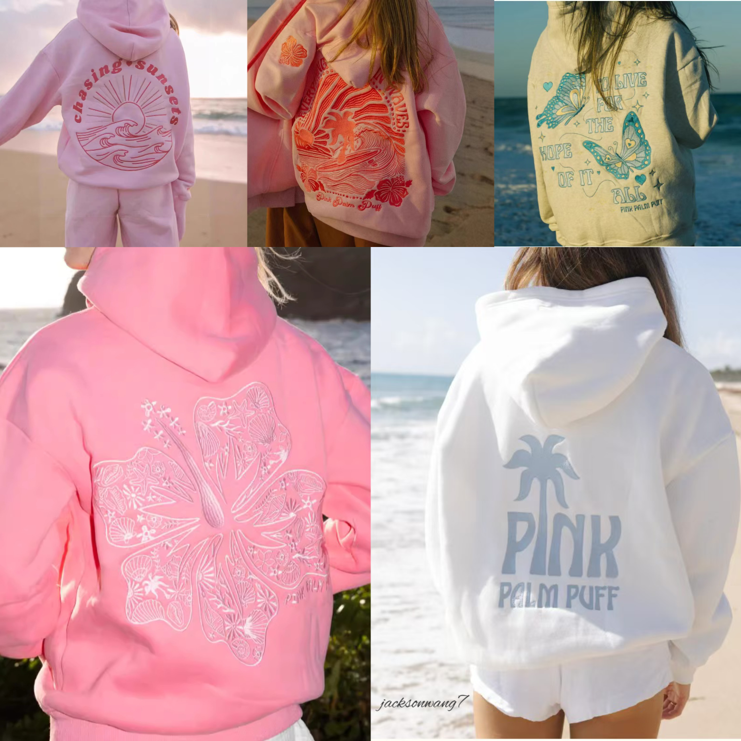 Free Shipping Designer Hoodie Hoodie Women&#039;s Embroidered Flower Print Sweatshirt Long Loose And Fashionable Bubble Hooded Sweatshirt Street Wea