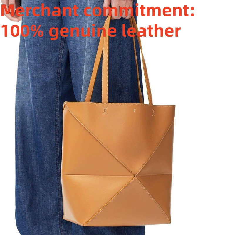 Luxury Puzzle Fold tote bag 10A Designer bags Womens mens genuine leather Shoulder Bag fashion handbags cowhide travel bag high capacity weekend Geo