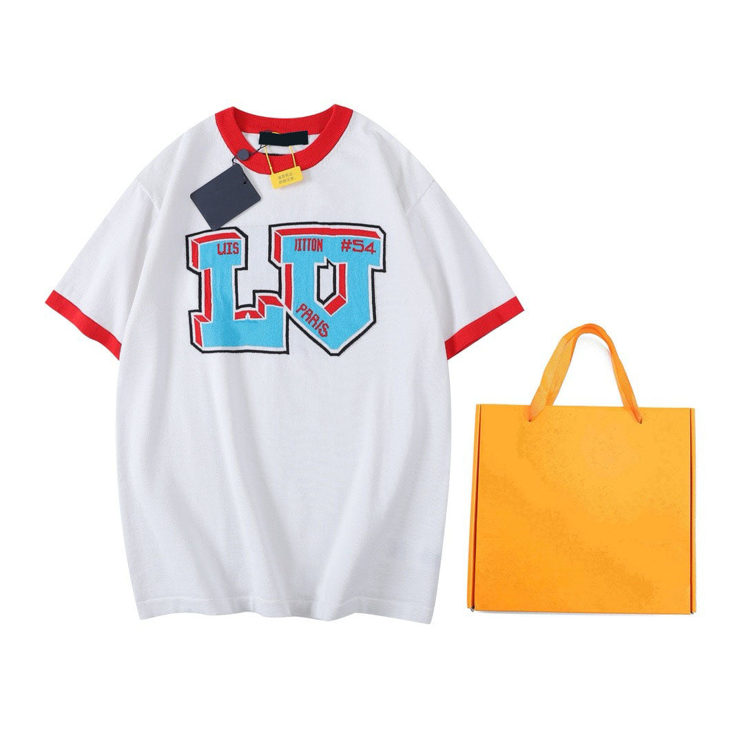 Men&#039;s Plus Tees & Polos letter knitted sweater in autumn - winter knitting machine e Custom detail crew neck cotton w33ty