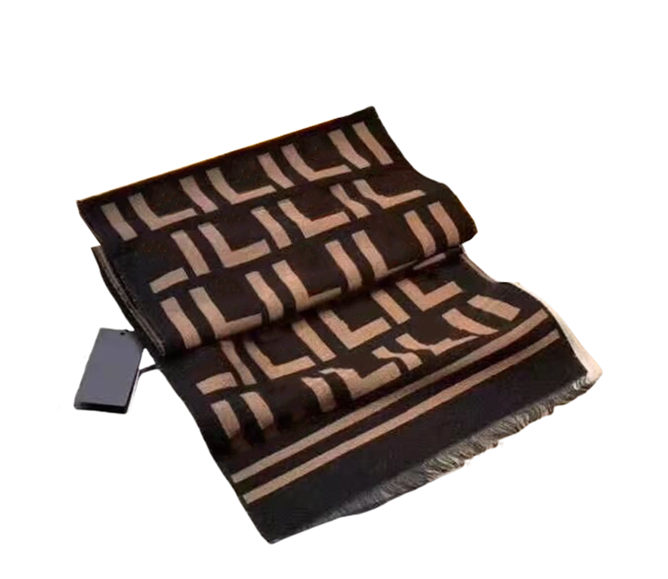 Women&#039;s Scarf Autumn And Winter Wool Cotton Warm Shawl Wedding Date Outdoor Travel Letters Scarves With Box