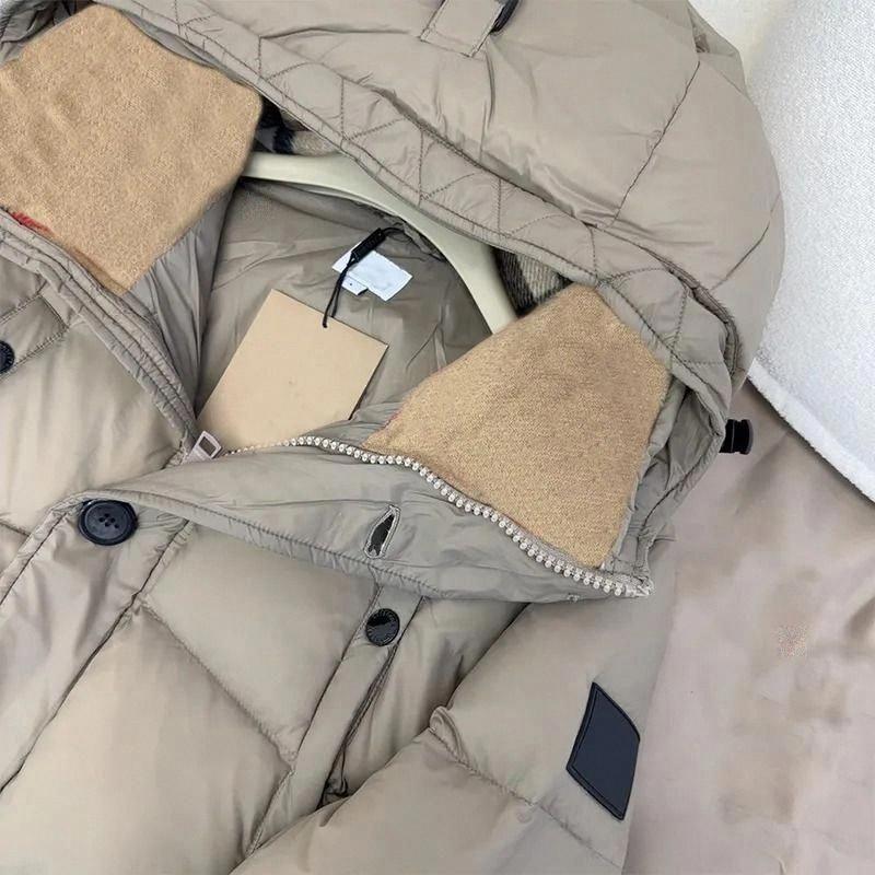 Puffer Coat Woman Down Jackets Winter Fashion Designer Parkas Coats Womens Classic Stripped Hooded Puff Jacket Outerwear S-L 00