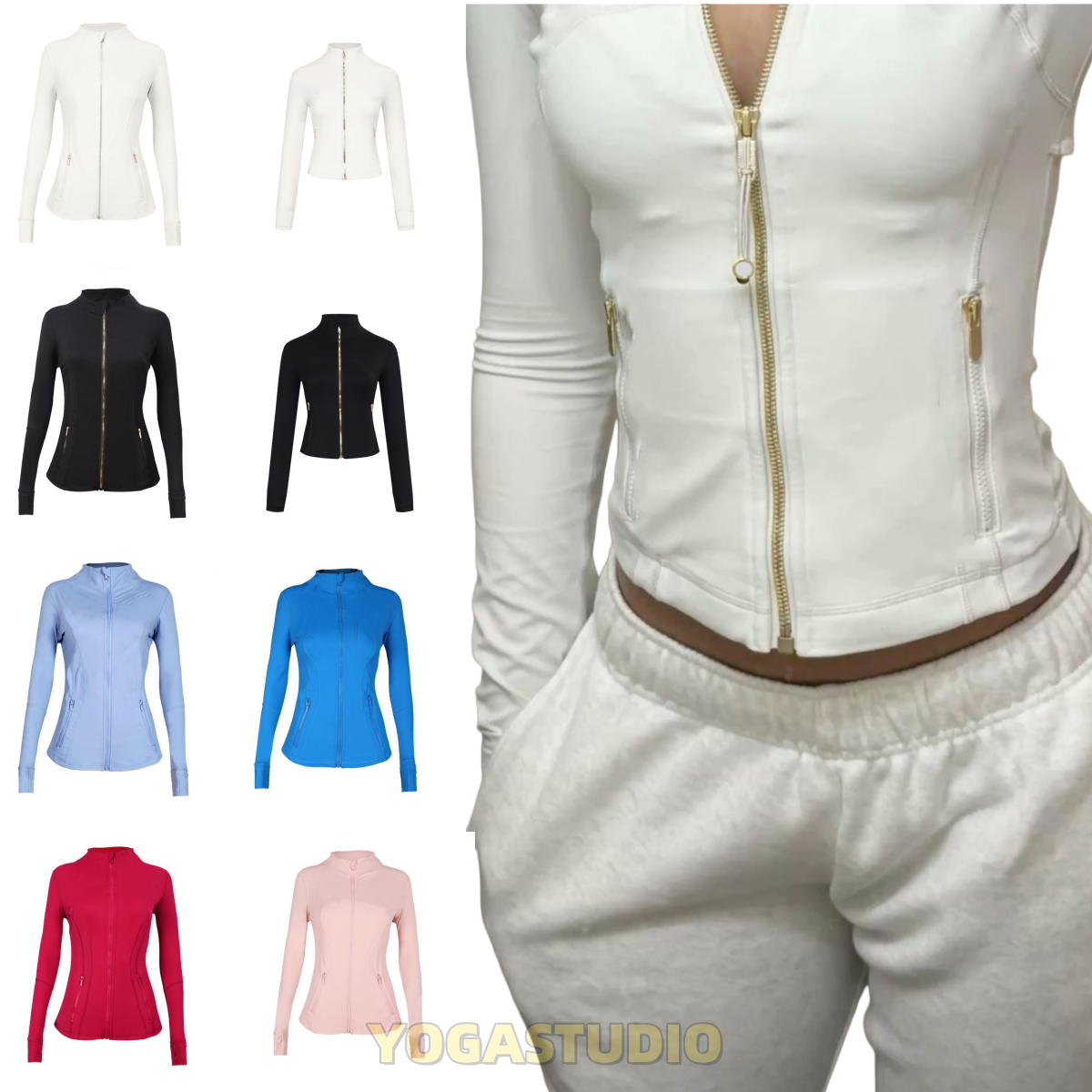 New Gym Set luluity lemonism Jackets Leggings Shorts Yoga Workout Elastic Waist Fitness Quick Dry Activewear Sweatshirt sets