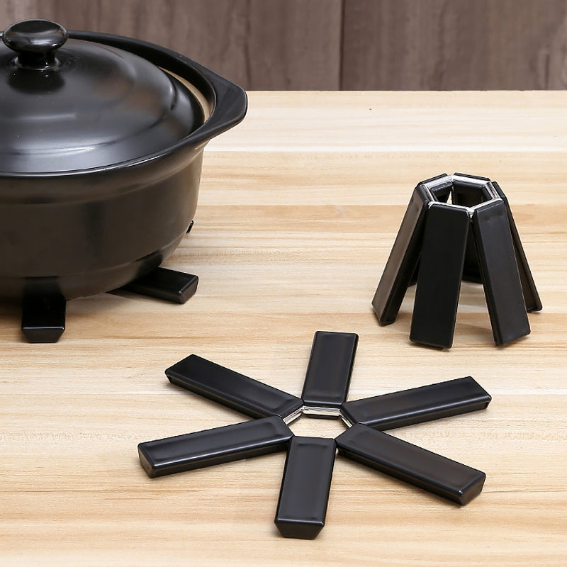Kitchen Folding Heat Insulation Mat Non-Slip Placemat Tableware Pan Pot Bowl Pad Tablemat Coaster Home Desktop Accessories 2022