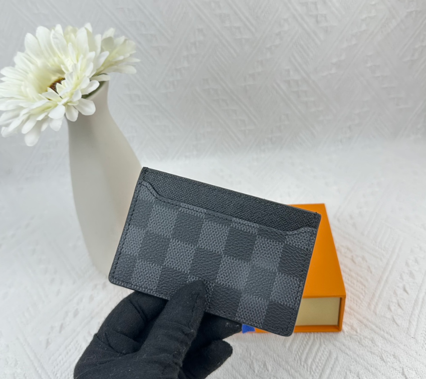 Fashion Leather Card Holder Designer Wallets Luxury Coin Purses Top Quality Cardholder Key Pouch Women Mens Wallet Passport Credit Card Holders desi