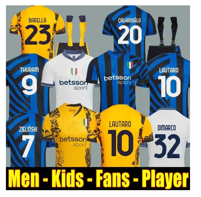 baby 24 25 26 Inter Maglia LAUTARO Soccer Jerseys Milan BARELLA FRATTESI INTERS 2024 2025 2026 KIDS THURAM DIMARCO ARNAUTOVIC CALHANOGLU Football Sh
