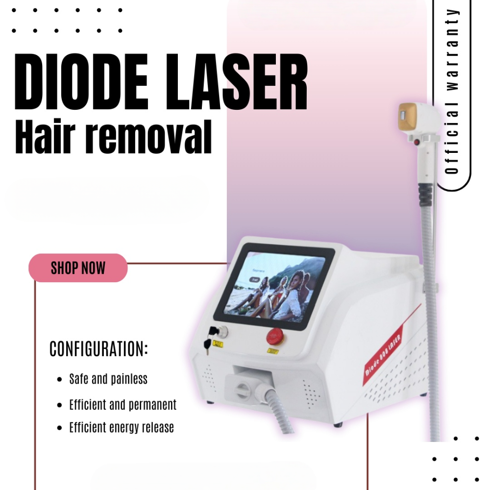 808 Diode Laser Hair Removal Professional Machin 3 Wavelengths Skin Rejuvenation Laser Machine 755nm 808nm 1064nm Super High Power